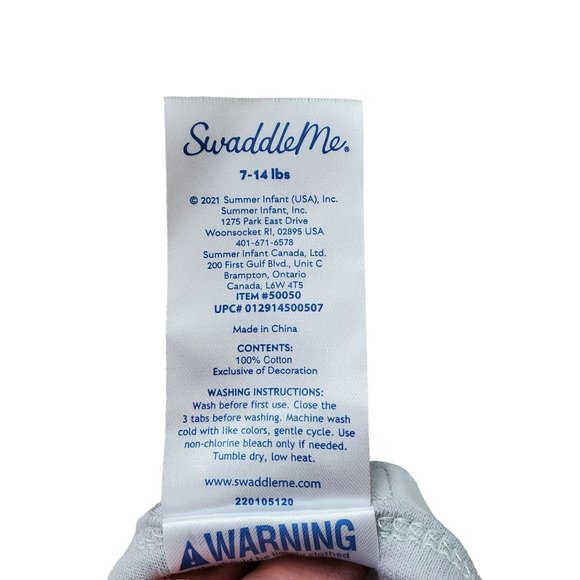 Swaddle Me baby swaddle. SM/MD. very‎ gently worn. - Picture 2 of 5